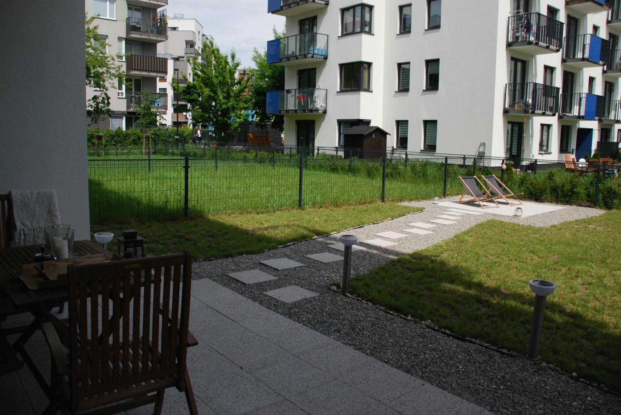 Relax&Comfort New Waw 50 Sqm With Terrace, Garden, Free Parking And Ac Βαρσοβία Εξωτερικό φωτογραφία